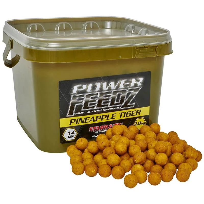 BOUILLETTE STARBAITS POWER FEEDZ PINEAPPLE TIGER 1 BOUILLETTE STARBAITS POWER FEEDZ PINEAPPLE TIGER