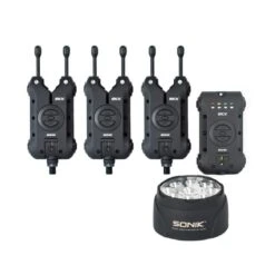 COFFRET DÉTECTEUR DE TOUCHE SONIK SKX BITE ALARMS + LAMPE BIVVY